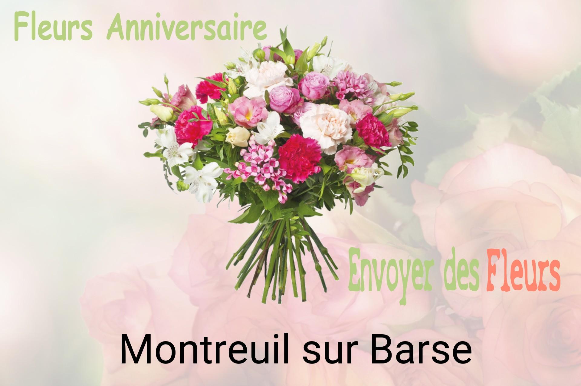 Bouquet de fleurs d’anniversaire livré à Montreuil-sur-Barse