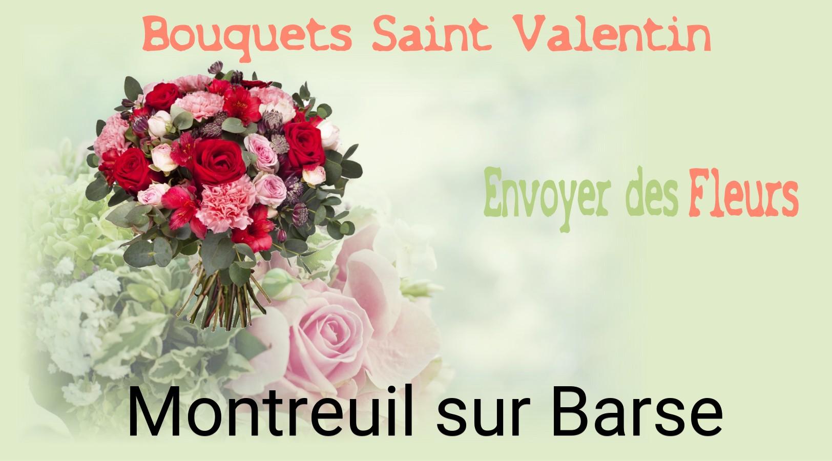 Roses de Saint-Valentin livrées à Montreuil-sur-Barse